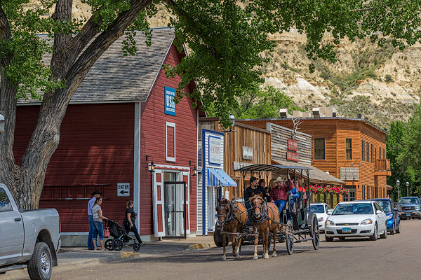 Medora, North Dakota, town, Main Street,
