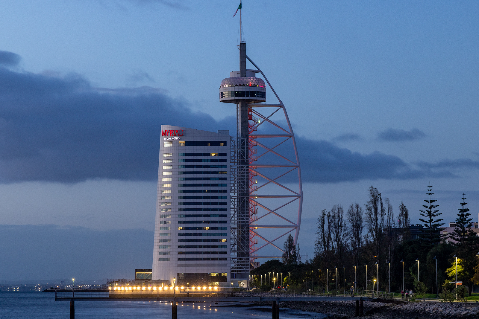 Vasco da Gama Tower Babylon Lisbon | Chuck Haney Photography